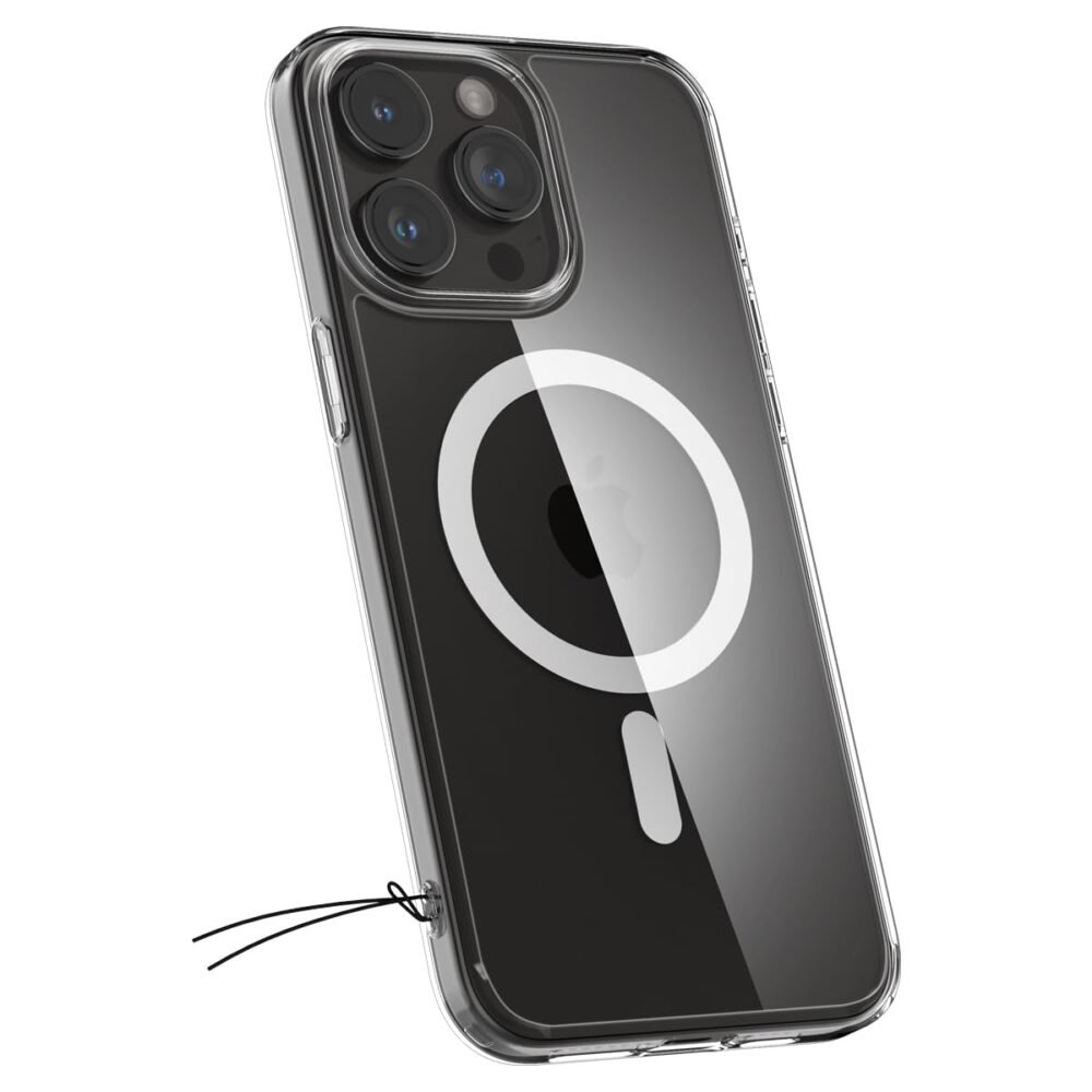 Spigen Ultra Hybrid Magfit Back Cover Case Compatible with MagSafe (TPU + Poly Carbonate | Frost Clear)