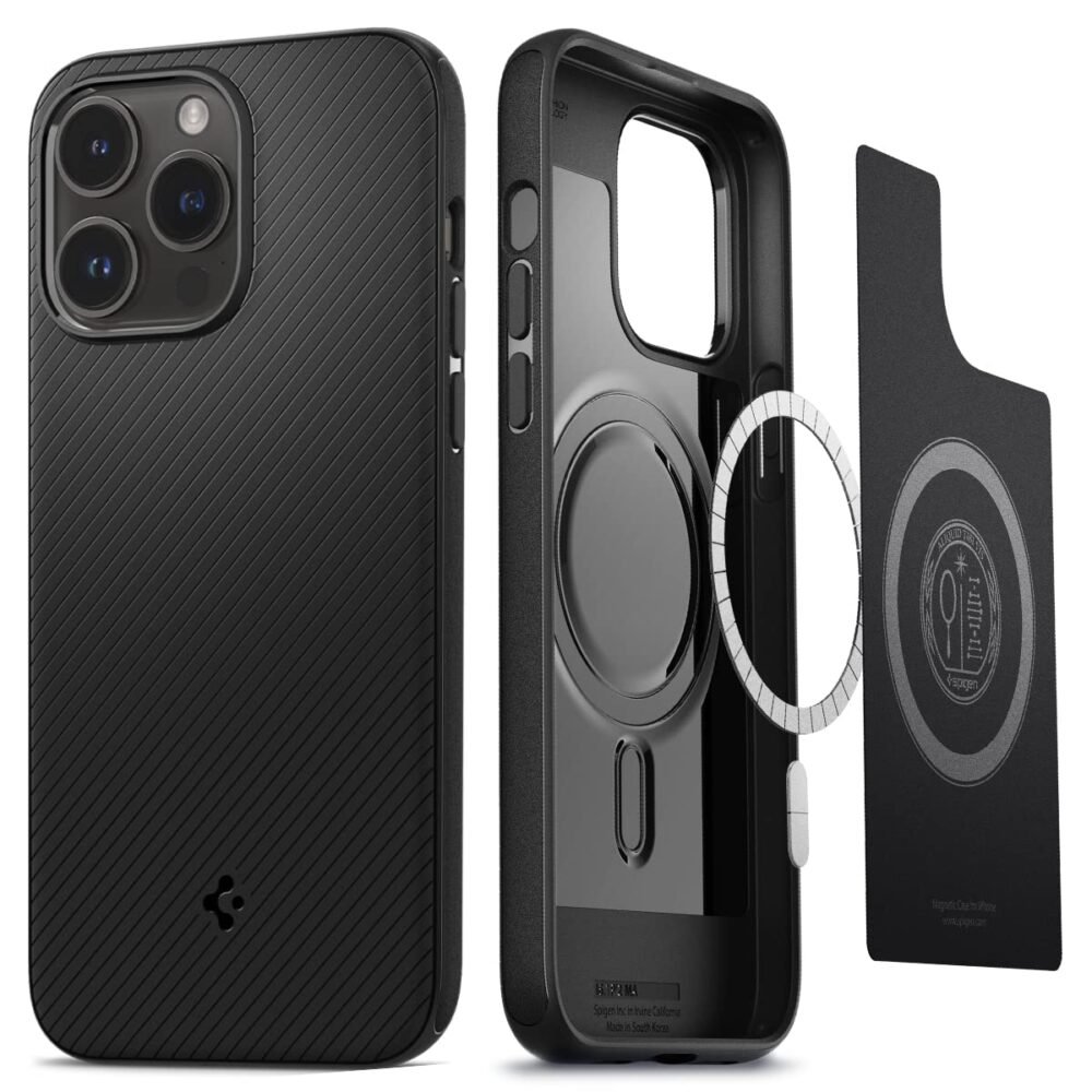 Spigen Mag Armor MagSafe Back Cover Case ( TPU + Poly Carbonate)