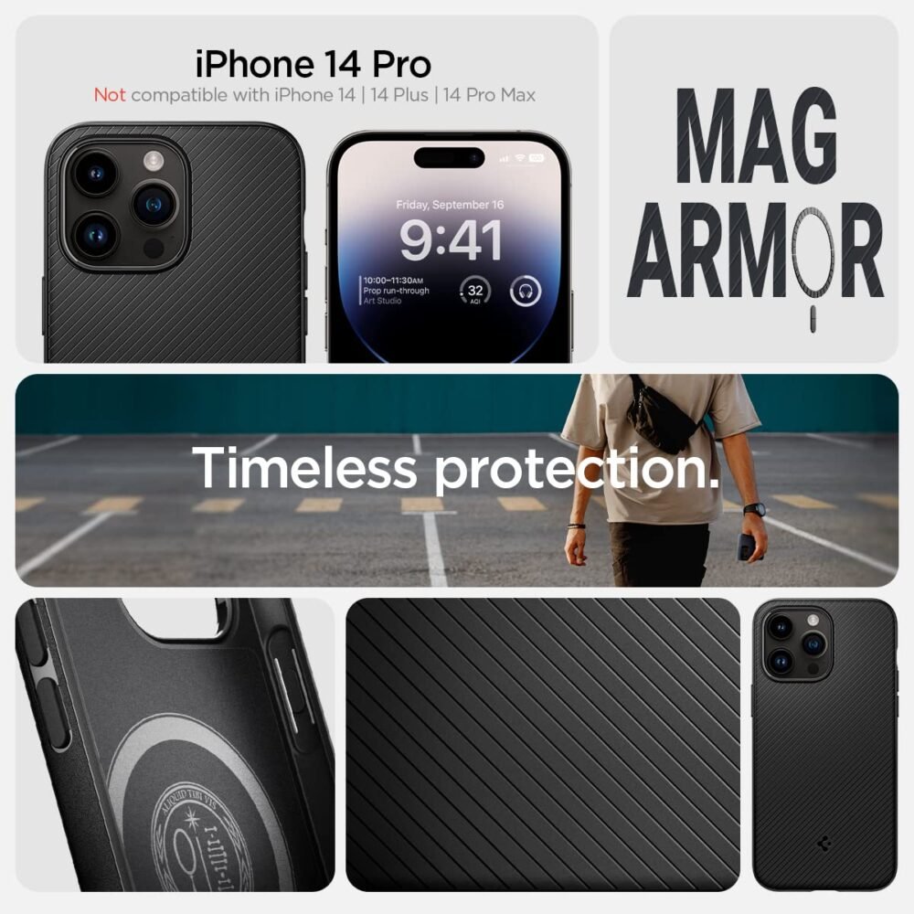 Spigen Mag Armor MagSafe Back Cover Case ( TPU + Poly Carbonate) - Image 4